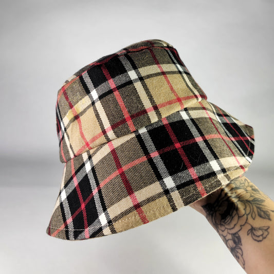 BUCKET Mocha Tartan Tenderness